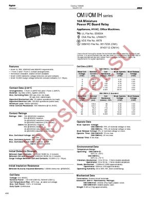 OMIH-SH-112D,394 datasheet  